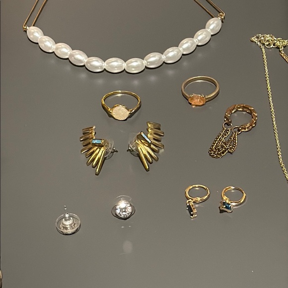 Lot of Kendra Scott free people loft target Boho Gold Jewelry Set - Picture 7 of 8